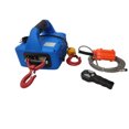 thumbnail image 1 of INTBUYING 3 In 1 Household Electric Winch Portable Electric Hoist with Wireless Remote Control 450KGX7.6M, 1 of 12
