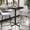 Black, variant on Emma + Oliver 36"RD Black Laminate Bar Table Top-30"x30" Base/Foot Ring