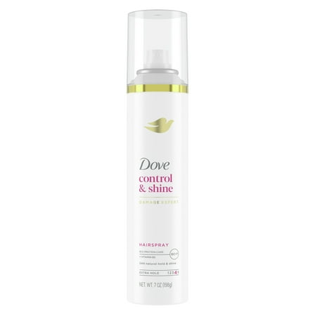 Dove Extra Hold Styling Hair Spray 24H Natural Hold & Shine, 7 oz