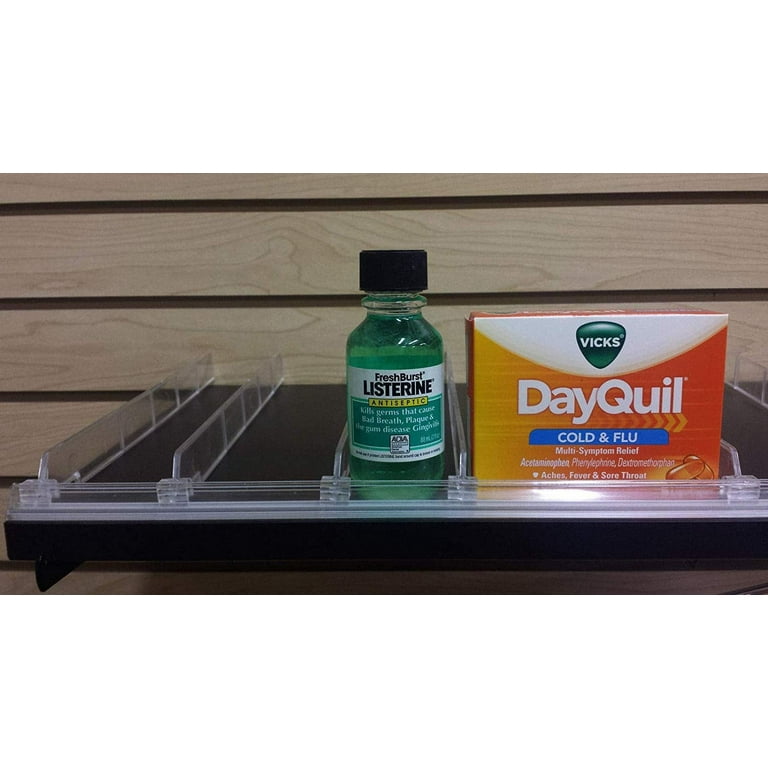 Universal Shelf Lip for Adjustable Shelf Dividers - Store Fixtures Direct