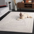 thumbnail image 3 of Safavieh Elmhurst Glen Geometric Area Rug, Ivory/Gray, 5'3" x 7'6", 3 of 11