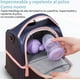 thumbnail image 3 of Mochila Xtellar Pañalera Multifunción Bolsa Impermeable Viaje Bebés Color  Rosa, 3 of 3