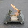 thumbnail image 3 of LJNYFDC Backpacking Stove Foldable Camping Stove Vent Holes Rustproof Ultralight Portable Stove for Outdoor Cooking, 3 of 5