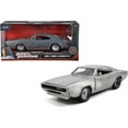 thumbnail image 6 of Fast & Furious 1:24 Dom's 1968 Dodge Charger R/T Die-cast Car Bare Metal - Toys for Kids, 6 of 6