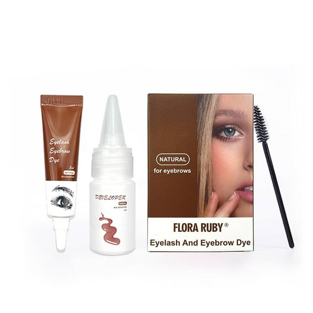 QUSENLON Eyebrow Dye Tint Kit Semi Permanent Eyebrow Tinting Kit
