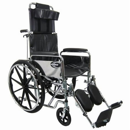 Karman Healthcare Standard Reclining Wheelchair 20" Seat