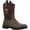 Dark Brown, variant on The Original Muck Boot Company Men's Chore Western Mid Calf Boot, Dark Brown, 10
