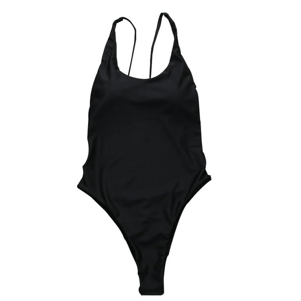 Traje De Baño De Cobertura De Una Pieza Sexy Para Niñas Traje De Lencería Suave Traje De Baño De Entrenamiento Atlético Cateissary BA000422-00