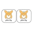 thumbnail image 7 of Fotbe Prince Corgi Dog 2-Piece Car Windshield Sun Shade | Sun Blocker for Car Windshield | Foldable Automotive Interior Accessories for Sun Protection-Large, 7 of 7