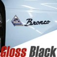 thumbnail image 4 of ORUYROP 3D Letter Emblem 10" Fitment for Bronco Gloss Black Script ABS Material Door Insert Accessory with Tape-On Installation Decal, 4 of 7