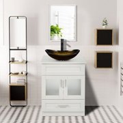 24 Single Bathroom Vanity Set with Mirror