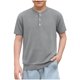 thumbnail image 1 of Camisa de Manga Corta para Niños Niño de Cumpleaños Color Sólido Cuello Redondo Casual Top de Verano Suave, 1 of 7