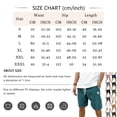 thumbnail image 3 of Domuza Corduroy Shorts for Men Casual Elastic Waist Drawstring Shorts for Men with Pockets Yellow M, 3 of 4