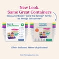 thumbnail image 5 of Bentgo Easyboxes Contenedores para refrigerios de 4 compartimentos - Juego de 8 piezas con 4 bandejas y 4 tapas de ajuste personalizado para sellar la frescura - Contenedores reutilizables para almace, 5 of 5