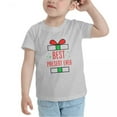thumbnail image 3 of Best Present Ever Short Sleeve Cute Toddler T-Shirts for Boys Girls (Gray, 5/6T), 3 of 5