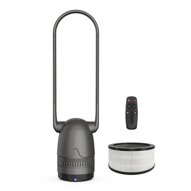 Mitcent 37 inch Bladeless Tower Fan with Filter, Remote Control