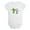 White, variant on iDzn I'm Kind Of A Big Dill Funny Rompers For Babies, Newborn Baby Unisex Bodysuits, Infant Jumpsuits, Toddler 0-24 Months Kids One-Piece Oufits