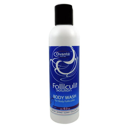 Folliculit Solution Medicated Body Wash for body acne, folliculitis, ingrown hairs, scars, butt acne, chest, back, thighs folliculitis - antibacterial & antifungal body wash - 6.0 (Best Way To Remove Ingrown Hair)