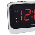 Westclox 1.4inch Red Led Clock Radio With Nature Sounds And 1 Amp USB