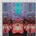 thumbnail image 1 of Soimoi Cotton Voile Fabric Deer Panel Print Fabric by Yard 42 Inch Wide, 1 of 3