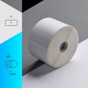 Zebra 3 x 1 in Thermal Transfer Polyester Labels Z-Ultimate 3000T Permanent Adhesive Shipping Labels - 1 in Core - 8 Rolls