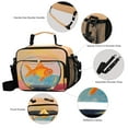 thumbnail image 3 of FORMRS Student Lunch Bag Insulated Reusable Cooler Box with Zipper Pockets, Goldfish, 3 of 9