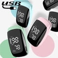 thumbnail image 2 of Oxímetro de pulso de dedo recargable por USB, oxímetro SpO2 PR, Monitor Médico de ritmo cardíaco y oxígeno en sangre para niños y adultos, 2 of 4