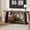 Dark gray, variant on 70.9" Extra Long All-Wood Console Table - 2-Tier Narrow Sofa Table - Ultra-Stable Trapezoid Legs - Rustic Entryway or Hallway Accent Shelf - Sturdy Foyer & Living Room Stand - Color: Deep Gray
