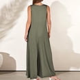 thumbnail image 2 of Zoeecloth Womens Loose Jumpsuit Plus Siz Sleeveless Romper for Womens Casual One Piece Romper Outfits S-3XL, 2 of 8