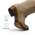 thumbnail image 6 of DREAM PAIRS Women's Western Boots Square Toe Chunky Heel Zipper Embroidered Ankle Boots, 6 of 8
