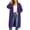 *Purple, variant on ClodeEU Women's Solid Color Long Sleeve Knit Cardigan with Pockets,Casual Loose Maxi Sweater Jacket ,Women's Plus L