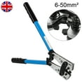 thumbnail image 1 of Battery Cable Lug Crimping Tool Cutter, for AWG 8-1/0 Heavy Duty Wire Copper Lugs Crimping Pliers 6-50mm²  Blue, 1 of 11