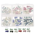 thumbnail image 1 of 60Pcs Nail Rhinestones Cherry Nail Charms Nail Studs Crystals Nail Gems for Women, 1 of 9