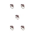 thumbnail image 1 of Minnieouse Anillos de humor termocromáticos fáciles de combinar moda Retro ligera temperatura cambiable joyería diseño único trébol de fiesta Trébol 5piezas Minnieouse CBP222360, 1 of 5