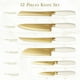 thumbnail image 2 of Juego de cuchillos de cocina CAROTE Healthy Gold Titanium 12 piezas, 2 of 8
