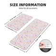 thumbnail image 2 of Yiaed Colorful Bunny Kitchen Rugs Sets of 2 Kitchen Mats Cushioned Anti Fatigue Kitchen Rug Tapetes Para Cocina for Sink,Laundry Room, 2 of 6
