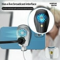thumbnail image 3 of Mobilephone Radiator Atmosphere Light Professional Gaming Live Streaming Cooling Fan for 4.5-6.5inch Phones with Charging Cable Black, 3 of 7