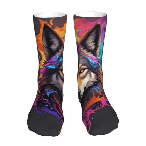 Kdxio Colorful Wolf Head 标题