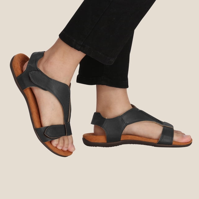 LSLJS Sandales Pantoufles à Talon Plat d'Été pour Femmes Chaussures Décontractées pour Femmes