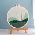 thumbnail image 4 of 1 Set Natural Pattern Punch Needle Starter with Basic Tools Punch Needle Windmill, 4 of 4