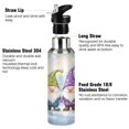 thumbnail image 3 of ALAZA Cute Gnomes Christmas Water Bottle Insulated Flask Stainless Steel Straw Lid 20 oz, 3 of 6