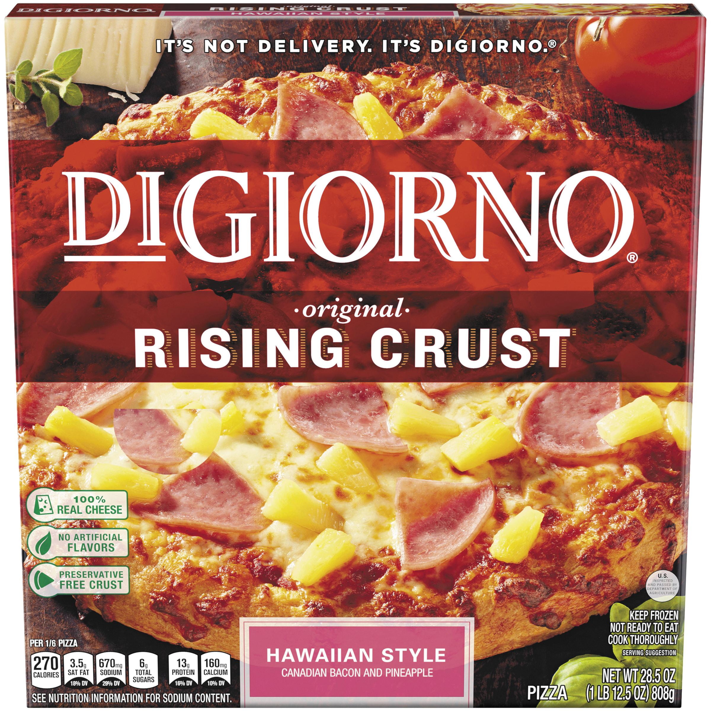 DIGIORNO Original Rising Crust Hawaiian Style Frozen Pizza 28.5 oz. Box