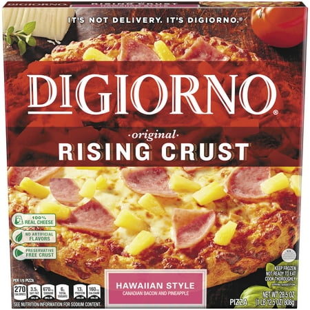 DIGIORNO Rising Crust Hawaiian Style Pizza 28.5 oz. Box