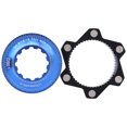thumbnail image 2 of Cycling Disc Brake Adapter,High Strength Aluminum Alloy 6 Bolts Center Lock Adapter Disc Brake Rotor Conversion  Cycling Accessory, 2 of 7