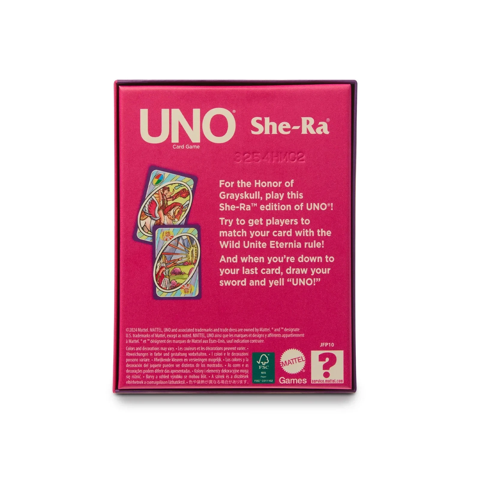 Mattel - UNO - She-Ra Princess of Power Fandom MOTU Card Game Deck