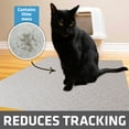 thumbnail image 5 of Drymate Original Cat Litter Mat, Contains Mess from Box for Cleaner Floors, Urine-Proof, Soft on Kitty Paws -Absorbent/Waterproof- Machine Washable, Durable (29”x36”)(Tan Global), 5 of 5