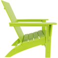 thumbnail image 3 of Palms Chaise Adirondack Moderne en Plein Air avec Ensemble de Table Ronde de Foyer, 3 of 6