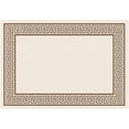 thumbnail image 1 of Great American Distributors IOT.04.CRLB.7R 7 ft. Impressions Greek Key Transitional Rug, Cream & Light Brown, 1 of 1