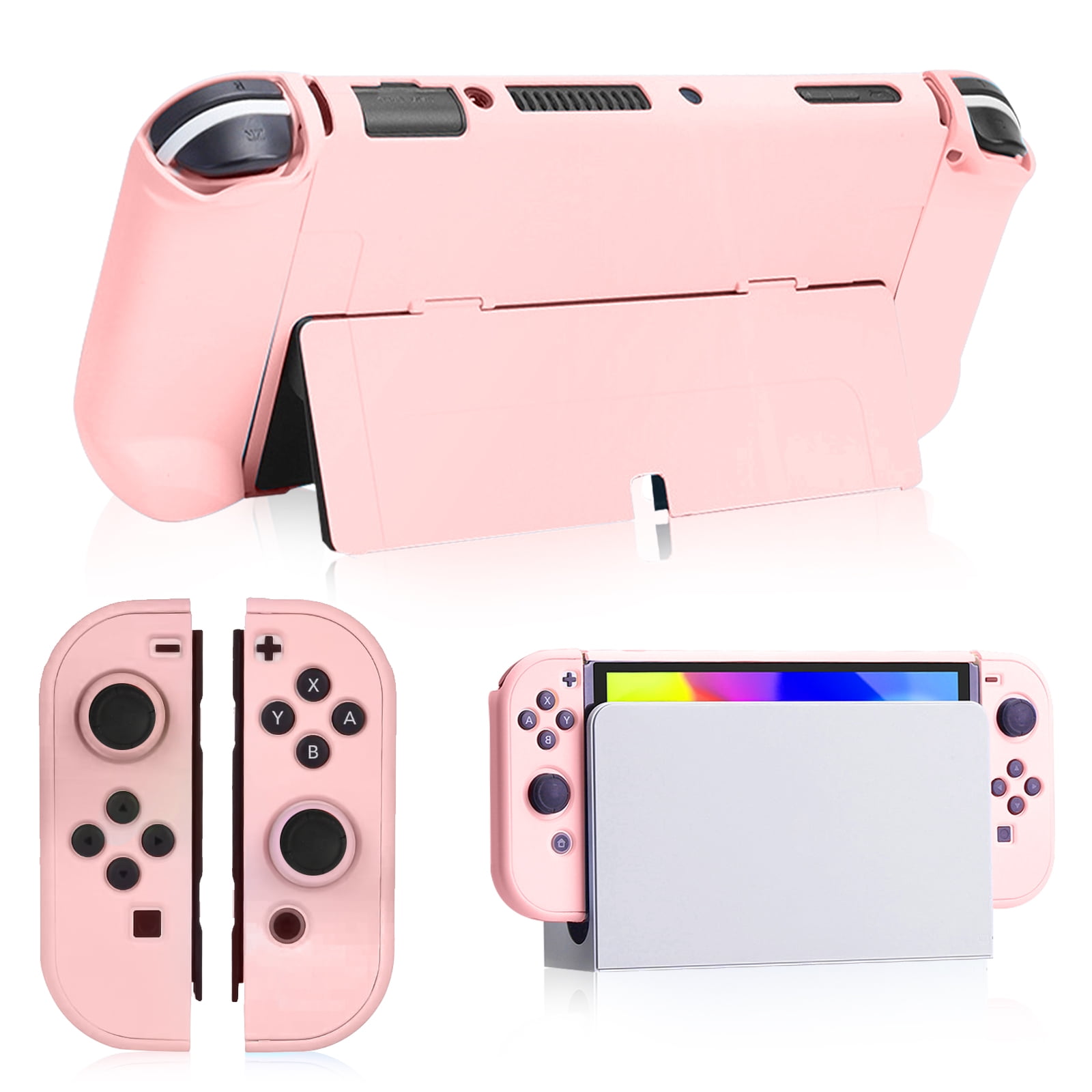 Dockable Case for Nintendo Switch OLED, EEEkit 3 in 1 Protective Cover