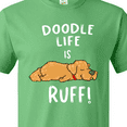 thumbnail image 4 of Inktastic Doodle Life is Ruff Golden Doodle T-Shirt, 4 of 5